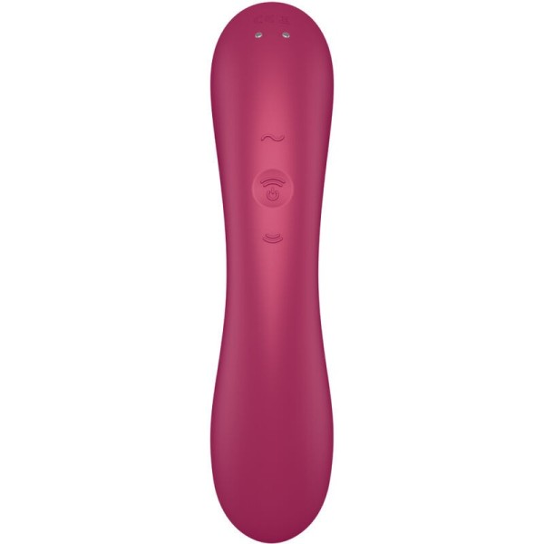 SATISFYER - CURVE TRINITY 1 AIR PULSE VIBRATION ROUGE SATISFYER AIR PULSE