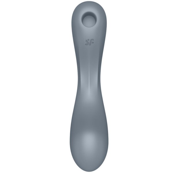 SATISFYER - CURVE TRINITY 1 AIR PULSE VIBRATION GREY SATISFYER AIR PULSE