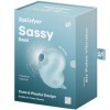 SATISFYER - ESTIMULADOR E VIBRADOR SASSY SEAL BLUE SATISFYER AIR PULSE