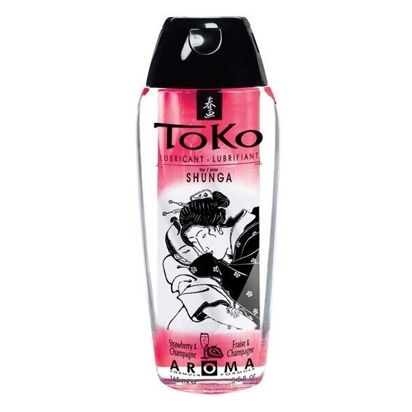 SHUNGA - ARÔME LUBRIFIANT FRAISE ET CHAMPAGNE TOKO SHUNGA LUBRICANTS
