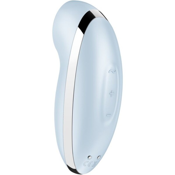 SATISFYER - TAP & CLIMAX 2 VIBRATEUR & STIMULATEUR BLEU SATISFYER VIBRATOR