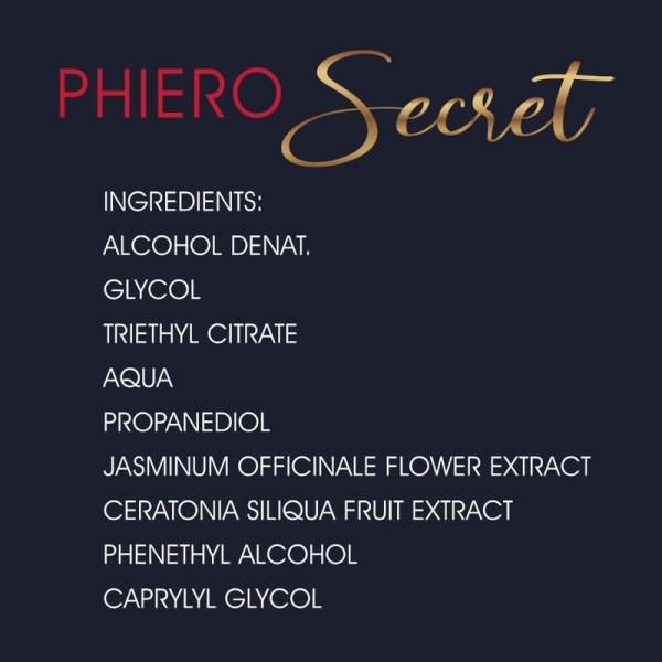 PHIERO SECRET COMBINAISON NATURELLE SANS ODEUR D''HORMONES SEXUELLES FÉMININES 15 ML 500COSMETICS