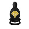 ZALO Bague Vibrante Bayek Noir - Livraison Discrète & Qualité Premium