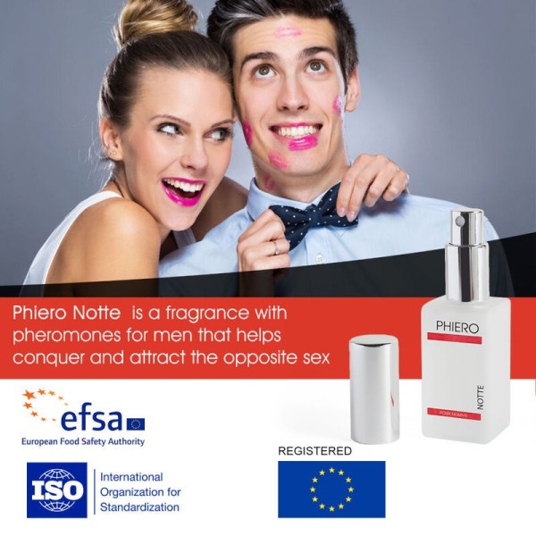 500 COSMÉTICOS - PHIERO NOTTE PERFUME CON FEROMONAS PARA HOMBRE 5
