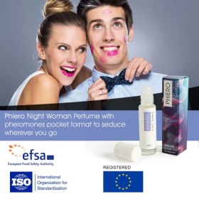500 COSMETICS - PHIERO NIGHT WOMAN. PARFUM AUX PHÉROMONES EN FORMAT ROLL-ON POUR FEMME 500COSMETICS