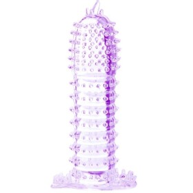 Baile - Funda Peneana Puntos Estimulantes Morado 14 CM