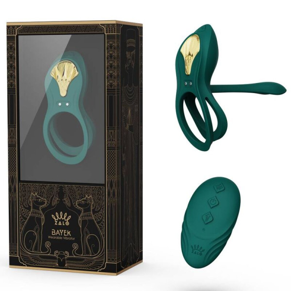 Bague Vibrante Couples Bayek Verte - ZALO | Qualité Premium & Livraison Discrète