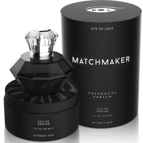 EYE OF LOVE - PARFUM AUX PHÉROMONES MATCHMAKER BLACK DIAMOND ATTRACT HER 30 ML EYE OF LOVE
