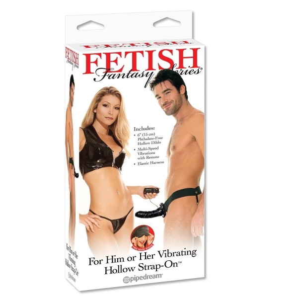 Fetish Fantasy Series - Sangle Creuse Vibrante Pour Elle OU LU...