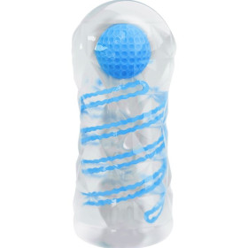 Petit Masturbateur Spirales Bleues - Livraison Discrète PRETTY LOVE