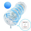 Petit Masturbateur Spirales Bleues - Livraison Discrète PRETTY LOVE
