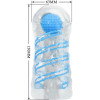 Petit Masturbateur Spirales Bleues - Livraison Discrète PRETTY LOVE