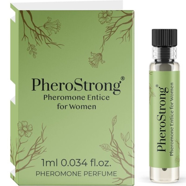 PHEROSTRONG - PERFUME PHEROMOONE ENTICE PARA MUJER 1 ML PHEROSTRO