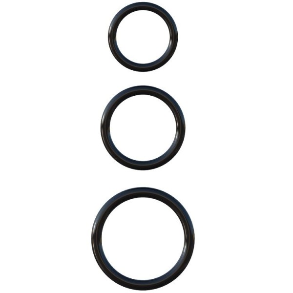 Fantasy C-Ringz - Silicone 3 Anneaux Stamina SET