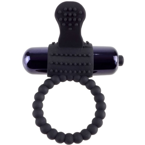 Fantasy C-Ringz - Anneau Vibrant EN Silicone Noir Fantasy C-Ring