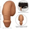 CALEXOTICS - EMBALLAGE SILICONE PÉNIS 12.75 CM CARAMEL CALEXOTICS