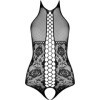 PASSION - BS094 BODYSTOCKING NOIR TAILLE UNIQUE PASSION WOMAN BODYSTOCKINGS