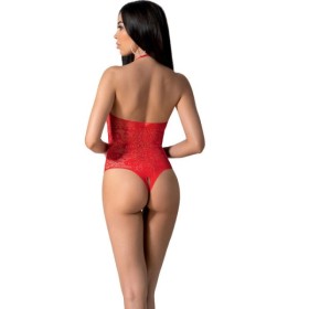 PASSION - BS094 BODYSTOCKINGS ROJO TALLA ÚNICA PASSION BODYSTOCKI