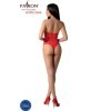 PASSION - BS094 BODYSTOCKING ROUGE TAILLE UNIQUE PASSION WOMAN BODYSTOCKINGS