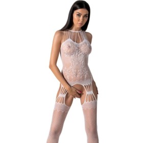 PASSION - BS095 BODYSTOCKINGS BLANCO TALLA ÚNICA PASSION BODYSTOC