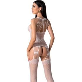 PASSION - BS095 BODYSTOCKINGS BLANCO TALLA ÚNICA PASSION BODYSTOC