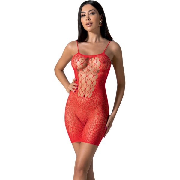 PASSION - BS096 BODYSTOCKING ROUGE TAILLE UNIQUE PASSION WOMAN BODYSTOCKINGS