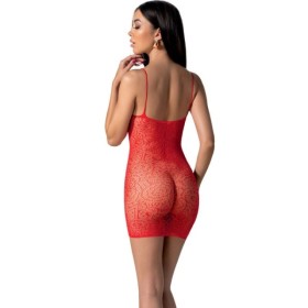 PASSION - BS096 BODYSTOCKING ROUGE TAILLE UNIQUE PASSION WOMAN BODYSTOCKINGS