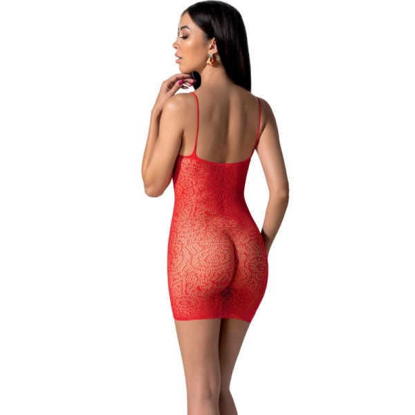 PASSION - BS096 BODYSTOCKING ROUGE TAILLE UNIQUE PASSION WOMAN BODYSTOCKINGS