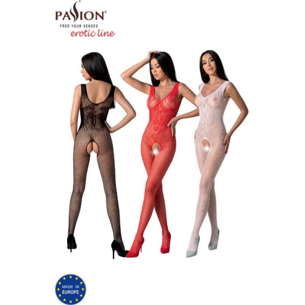 PASSION - BS098 BODYSTOCKINGS NEGRO TALLA ÚNICA PASSION BODYSTOCK