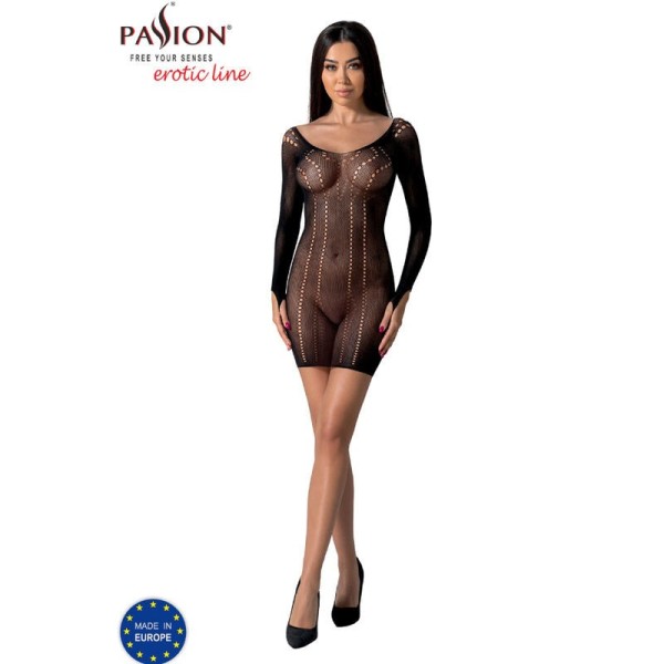 PASSION - BS101 BODYSTOCKING NOIR TAILLE UNIQUE PASSION WOMAN BODYSTOCKINGS