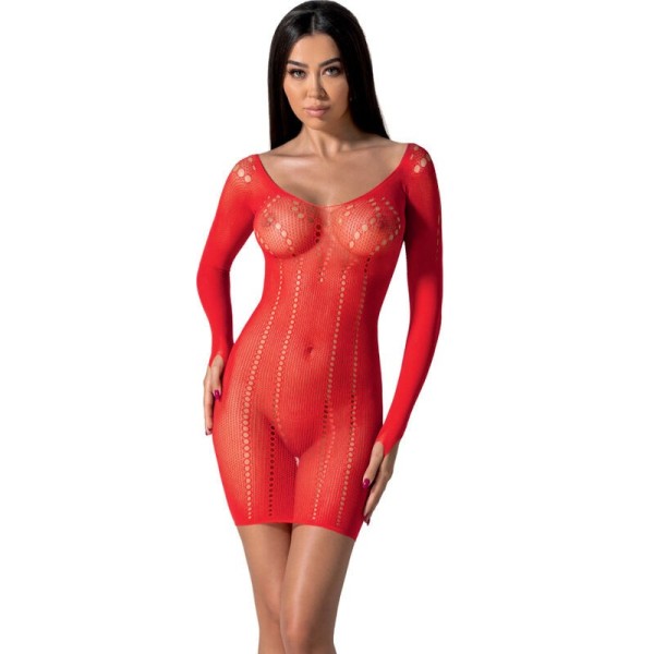 PASSION - BS101 BODYSTOCKING ROUGE TAILLE UNIQUE PASSION WOMAN BODYSTOCKINGS