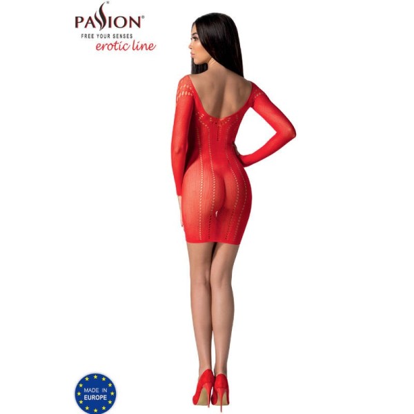 PASSION - BS101 BODYSTOCKINGS ROJO TALLA ÚNICA PASSION BODYSTOCKI