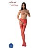PASSION - S027 MEDIAS ROJAS CON LIGUERO TALLA ÚNICA PASSION MUJER