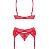 OBSESSIVE - CONJUNTO DE TRES PIEZAS INGRIDIA ROJO XS/S OBSESSIVE 