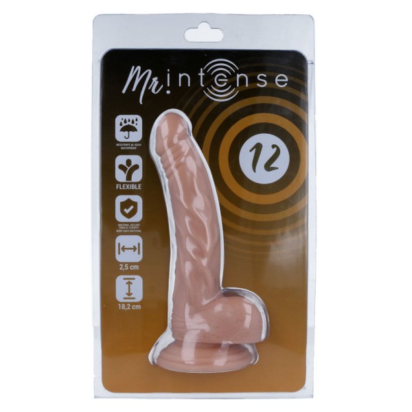 MR Intense - 12 Pene Realista 18,2 CM -O- 2,5 CM