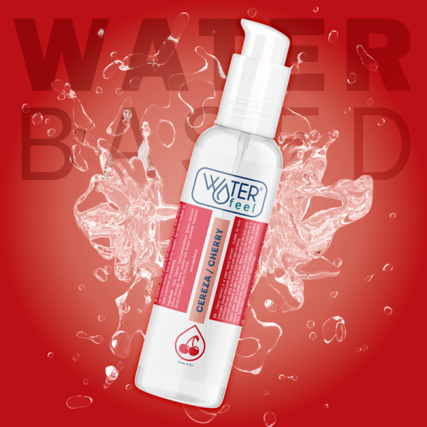 LUBRICANTE CEREZA 175 ML WATERFEEL - Con deliciosos sabores