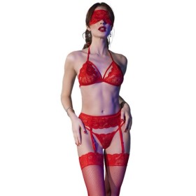 CHILIROSE - CR 4467 CONJUNTO CUATRO PIEZAS ROJO S/M CHILIROSE CON