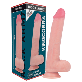 Rockarmy - Kingcobra Realista de Silicone Líquido Premium 24 CM -...