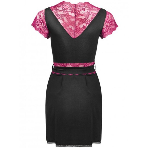 LIVCO CORSETTI FASHION - KUMIKO LC 90428 ROBE DE CHAMBRE + CULOTTE NOIR L/XL LIVCO CORSETTI SETS