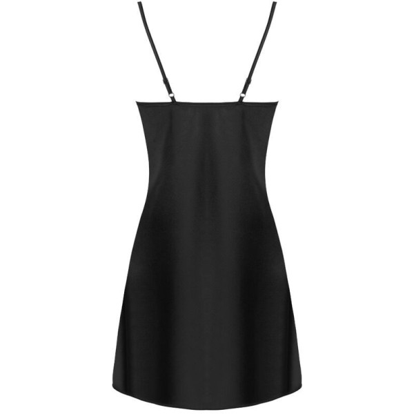 LIVCO CORSETTI FASHION - JACQUELINE LC 90249 ROBE DE CHAMBRE + CHEMISE + CULOTTE NOIR S/M LIVCO CORSETTI SETS