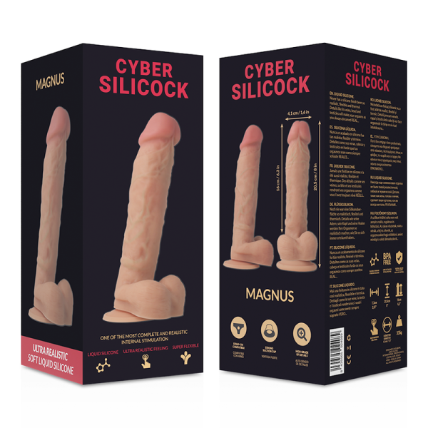 Cyber Silicock - Dong EN Silicone Liquide Doux Ultra Réaliste ...