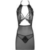LIVCO CORSETTI FASHION - MALVIAMI LC 90625 CHEMISE + CULOTTE NOIR L/XL LIVCO CORSETTI SETS