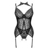 LIVCO CORSETTI FASHION - COLLECTION GIELLANDRA FOR THE SENSES CORSET + CULOTTE NOIR LIVCO CORSETTI SETS