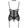 LIVCO CORSETTI FASHION - COLLECTION GIELLANDRA FOR THE SENSES CORSET + CULOTTE NOIR LIVCO CORSETTI SETS