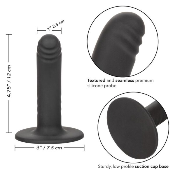 Calexotics - Vibrador ilimitado de 12 cm compatível com arnês