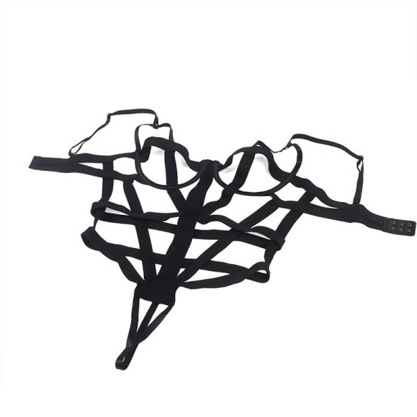 SUBBLIME - BODY SEXY NEGRO RECORTADO S/M SUBBLIME BODIES