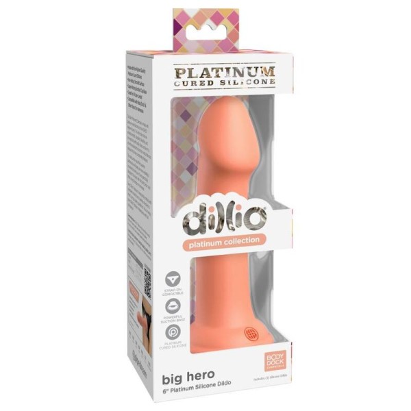Dillio - Big Hero 15.24 CM Naranja – Consoladores sin vibración