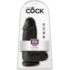 King Cock - Pénis Réaliste Chubby 23 CM Noir – Godes ceinture