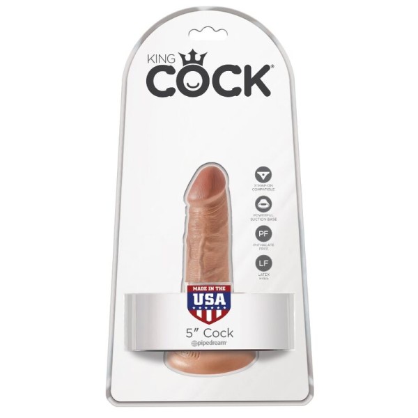 King Cock - Pénis Réaliste 12 CM Caramel – Godes ceinture