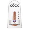 King Cock - Pene Realista 12 CM Caramelo - Consoladores con corre